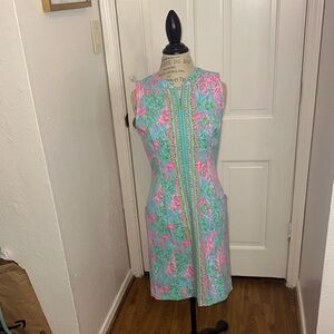 Lilly Pulitzer Luxletic Pink and Green Patterned Garment